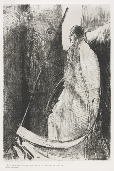 The Apocalypse of Saint John: And Another Angel Came Out of the Temple..., 1899. Creator: Odilon Redon (French, 1840-1916); Blanchard; Ambroise Vollard (French, 1867-1939).
