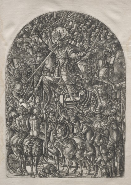 The Apocalypse: Christ Mounted on a White Horse, 1546-1556. Creator: Jean Duvet (French, 1485-1561).