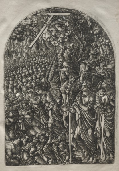 The Apocalypse: Four Angels Holding Back the Winds, 1546-1556. Creator: Jean Duvet (French, 1485-1561).
