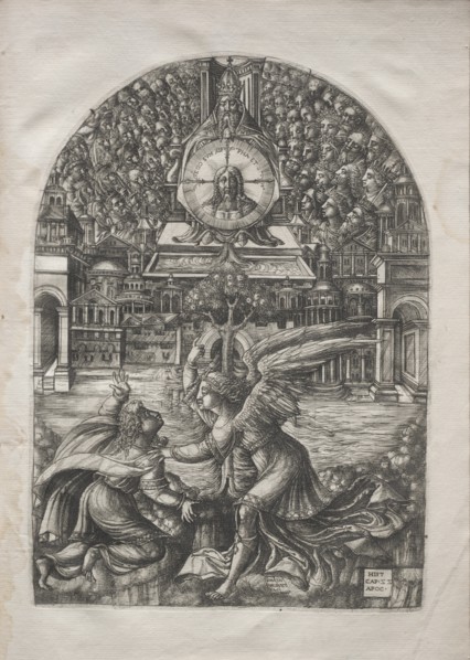 The Apocalypse: The Angel Shows St. John the Fountain of Living Water, 1546-1556. Creator: Jean Duvet (French, 1485-1561).