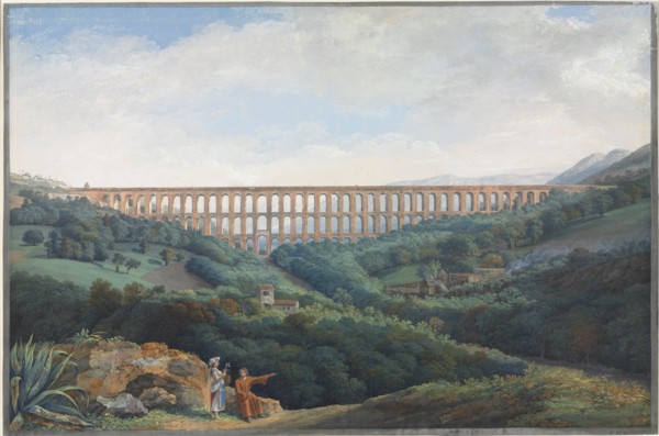 The Aqueducts at Caserta, 1789. Creator: Carl Ludwig Hackert (German, 1751-1798).