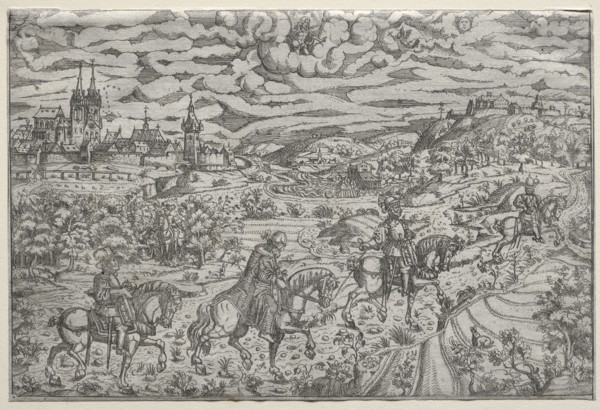 The Arrest of Jerome Baumgaertner, Doctor of Nurnberg. Creator: Mathis Zündt (German, c. 1498-1572).