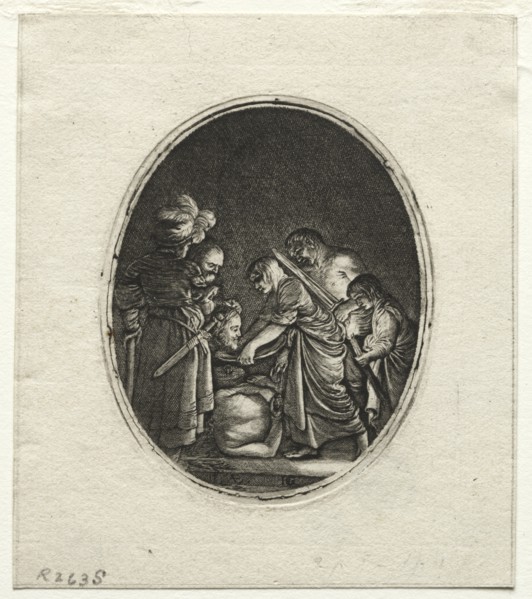 The Beheading of Saint John the Baptist. Creator: Hendrik Goudt (Dutch, 1585-1630).