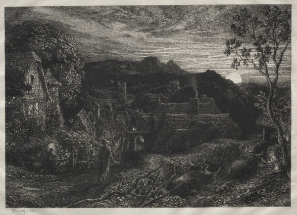 The Bellman, 1879. Creator: Samuel Palmer (British, 1805-1881).
