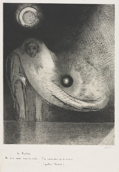 The Buddha, 1895. Creator: Odilon Redon (French, 1840-1916); Auguste Clot (French, 1858-1936); Andre Marty.