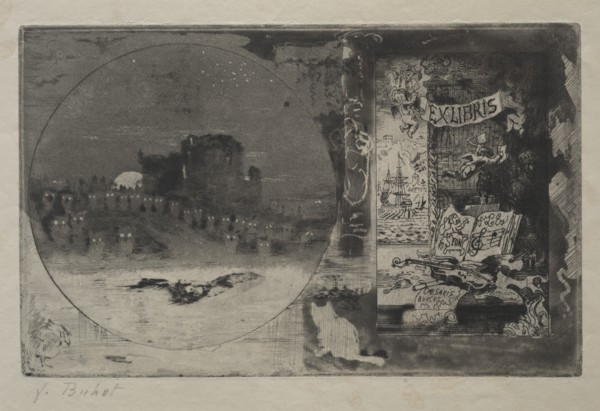 The Castle of the Owls, 1887. Creator: Félix Hilaire Buhot (French, 1847-1898).