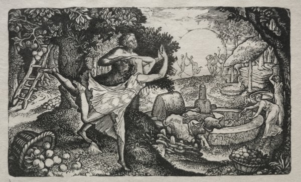 The Cyder Feast: A Vision of Joy and Thanksgiving, 1829. Creator: Edward Calvert (British, 1799-1883).