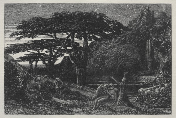 The Cypress Grove, 1883. Creator: Samuel Palmer (British, 1805-1881).