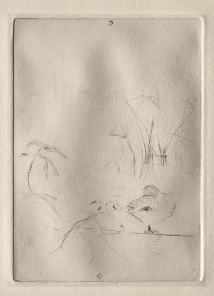 The Duck, 1888-90. Creator: Berthe Morisot (French, 1841-1895).
