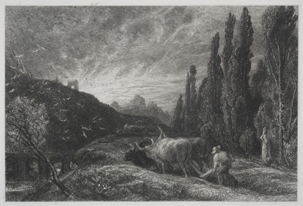 The Early Plowman, before 1861. Creator: Samuel Palmer (British, 1805-1881).