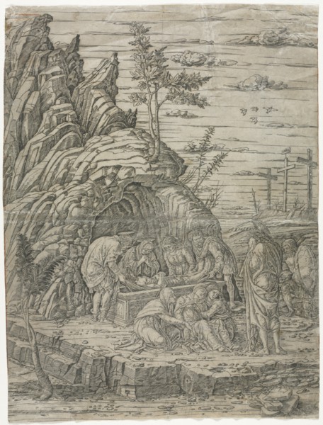 The Entombment with the Four Birds. Creator: Andrea Mantegna (Italian, 1431-1506), school of.