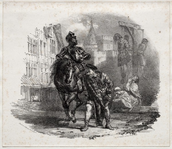 The Escape from Argyle Castle, 1826. Creator: Richard Parkes Bonington (British, 1802-1828).