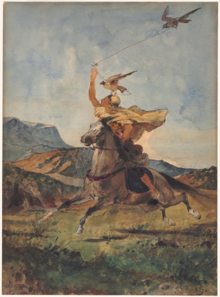 The Falconer. Creator: Eugène Fromentin (French, 1820-1876).