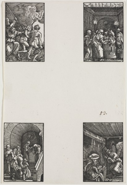 The Fall and Redemption of Man, c. 1515. Creator: Albrecht Altdorfer (German, c. 1480-1538).