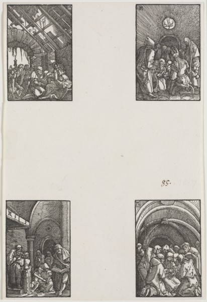 The Fall and Redemption of Man, c. 1515. Creator: Albrecht Altdorfer (German, c. 1480-1538).