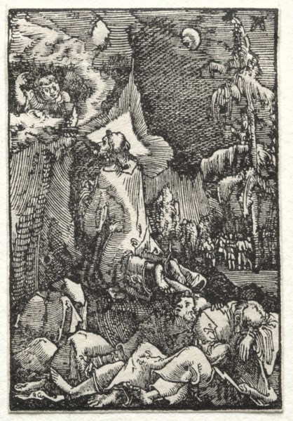 The Fall and Redemption of Man: Chirst on the Mount of Olives, c. 1515. Creator: Albrecht Altdorfer (German, c. 1480-1538).