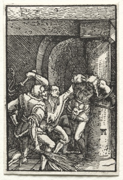 The Fall and Redemption of Man: Flagellation of Christ, c. 1515. Creator: Albrecht Altdorfer (German, c. 1480-1538).