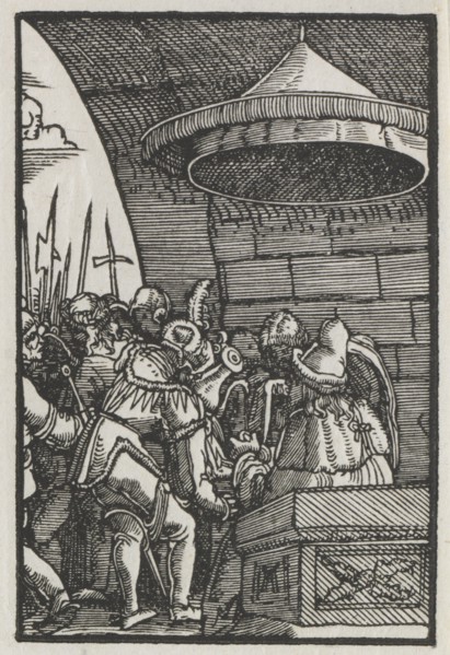 The Fall and Redemption of Man: Pilate Washing his Hands, c. 1515. Creator: Albrecht Altdorfer (German, c. 1480-1538).