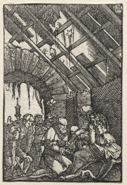 The Fall and Redemption of Man: The Adoration of the Magi, c. 1515. Creator: Albrecht Altdorfer (German, c. 1480-1538).