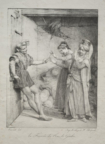 The Fiancée of the King of Garbe, 1800. Creator: Louis Hersent (French, 1777-1860).
