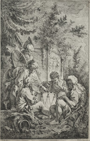 The First Guard. Creator: Gabriel Huquier (French, 1695-1772).
