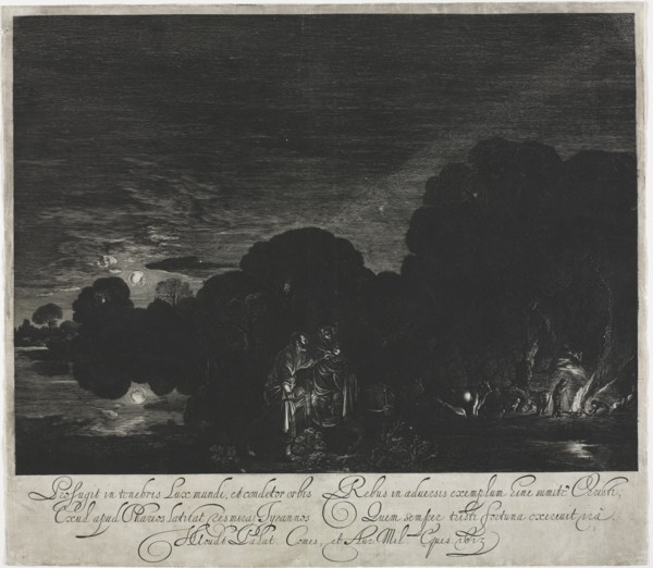 The Flight into Egypt. Creator: Hendrik Goudt (Dutch, 1585-1630).