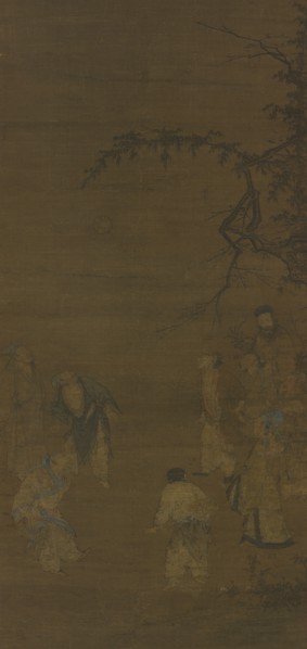 The Football Players, c. late 1100s-1st quarter 1200s. Creator: Ma Yuan (Chinese, c. 1150-after 1255), attributed to.
