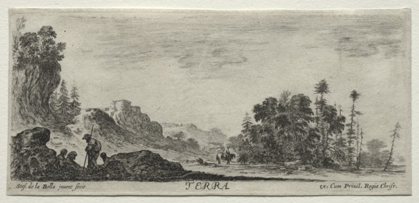 The Four Elements: Terra. Creator: Stefano Della Bella (Italian, 1610-1664).