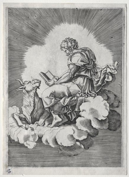 The Four Evangelists: St. Luke, c. 1518. Creator: Unknown.