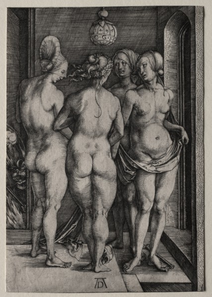 The Four Witches (Four Naked Women), 1497. Creator: Albrecht Dürer (German, 1471-1528).