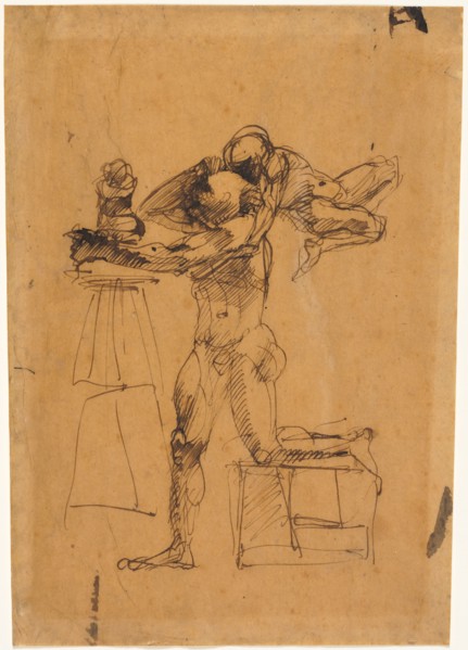 The Genius of the Sculptor, c. 1880-1883. Creator: Auguste Rodin (French, 1840-1917).