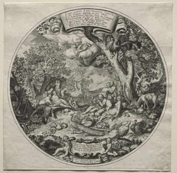 The Golden Age. Creator: Theodor de Bry (Flemish, 1528-1598).