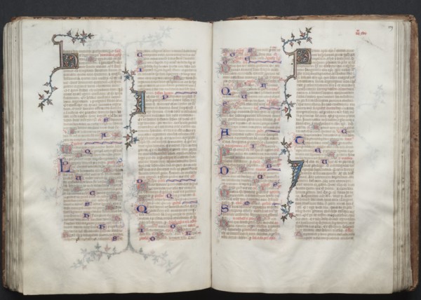 The Gotha Missal: Fol. 109r, Text, c. 1375. Creator: Master of the Boqueteaux (French); Workshop, and.