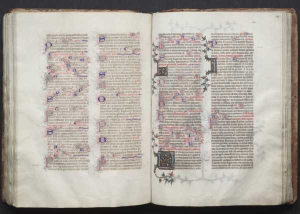 The Gotha Missal: Fol. 113r, Text, c. 1375. Creator: Master of the Boqueteaux (French); Workshop, and.