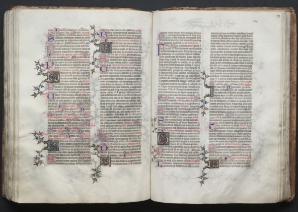The Gotha Missal: Fol. 118v, Text, c. 1375. Creator: Master of the Boqueteaux (French); Workshop, and.