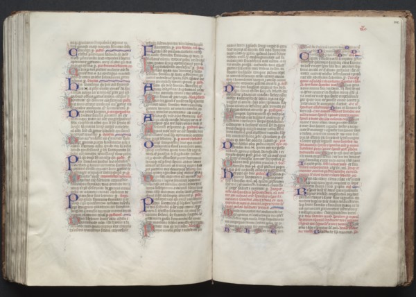 The Gotha Missal: Fol. 142r, Text, c. 1375. Creator: Master of the Boqueteaux (French); Workshop, and.