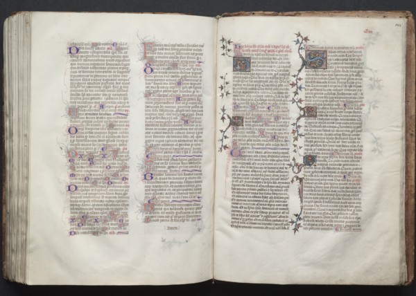 The Gotha Missal: Fol. 144r, Text, c. 1375. Creator: Master of the Boqueteaux (French); Workshop, and.