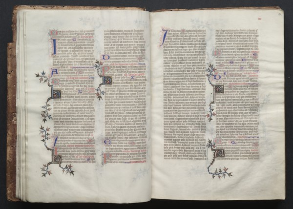 The Gotha Missal: Fol. 14r, Text , c. 1375. Creator: Master of the Boqueteaux (French); Workshop, and.