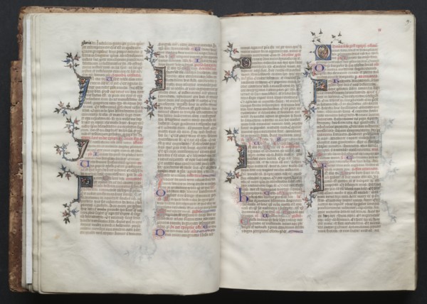 The Gotha Missal: Fol. 19r, Text, c. 1375. Creator: Master of the Boqueteaux (French); Workshop, and.