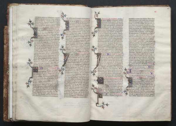 The Gotha Missal: Fol. 23r, Text, c. 1375. Creator: Master of the Boqueteaux (French); Workshop, and.