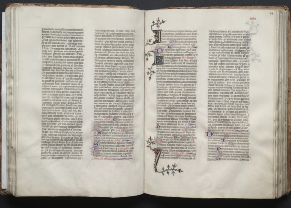 The Gotha Missal: Fol. 47v, Text, c. 1375. Creator: Master of the Boqueteaux (French); Workshop, and.