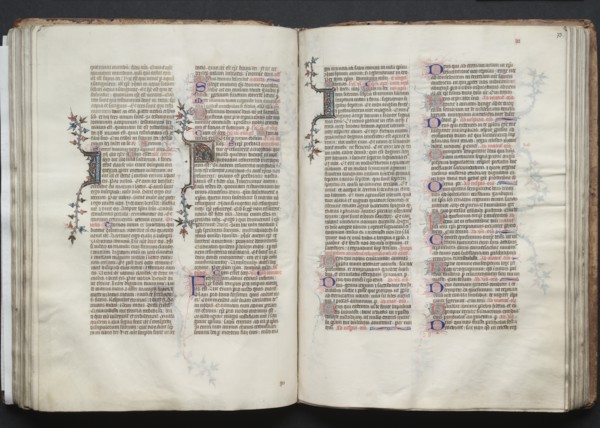 The Gotha Missal: Fol. 72v, Text, c. 1375. Creator: Master of the Boqueteaux (French); Workshop, and.
