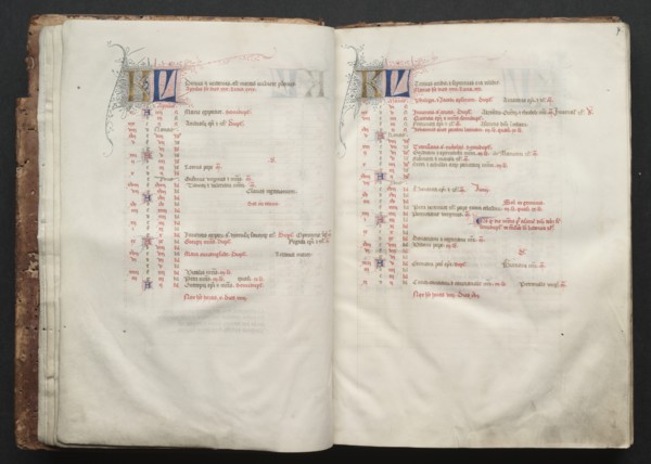 The Gotha Missal: Fol. 7r, Text , c. 1375. Creator: Master of the Boqueteaux (French); Workshop, and.