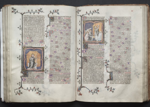 The Gotha Missal: Fol. 82v, The Trinity, c. 1375. Creator: Master of the Boqueteaux (French); Workshop, and.