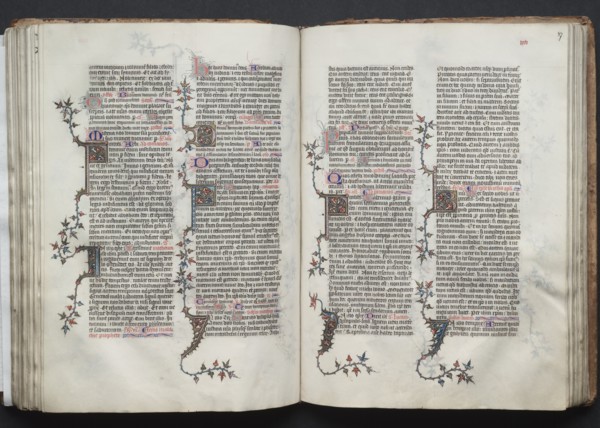 The Gotha Missal: Fol. 87r, Text , c. 1375. Creator: Master of the Boqueteaux (French); Workshop, and.