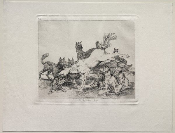 The Horrors of War: He Defends Himself Well. Creator: Francisco de Goya (Spanish, 1746-1828).