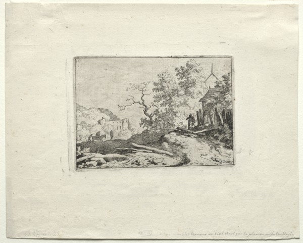 The Hut with the Rustic Fence. Creator: Allart van Everdingen (Dutch, 1621-1675).