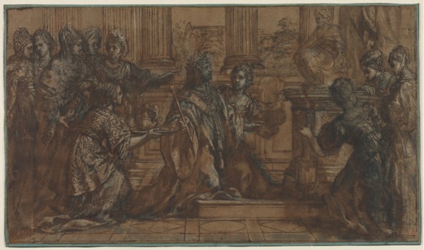 The Idolatry of Solomon, 1622-1623. Creator: Pietro da Cortona (Italian, 1596-1669).