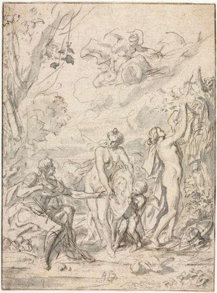 The Judgment of Paris, c. 1740-1750. Creator: Unknown.