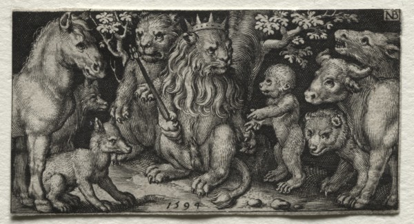 The King of Beasts, 1594. Creator: Nicolaes de Bruyn (Netherlandish, 1571-1656); A. van Londerseel.